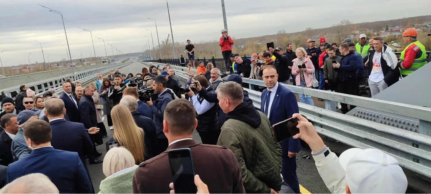 В Уфе после трехлетней реконструкции открыли старый бельский мост