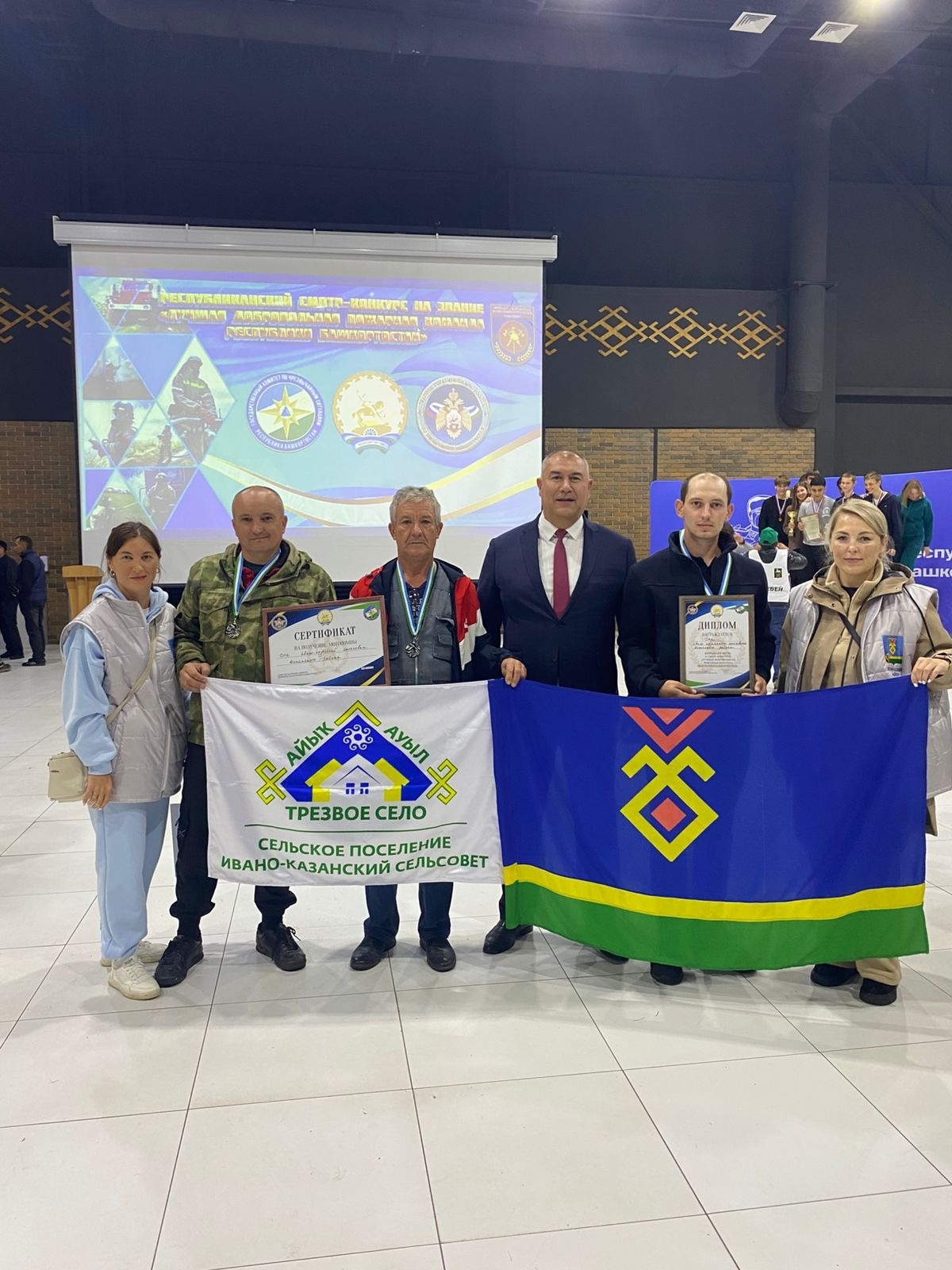 Команда из Ивано-Казанского сельсовета стала второй в республиканском смотре ДПК