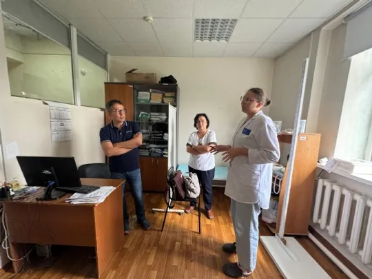 Коллеги из онкодиспансера из  г. Уфы поделились опытом с иглинскими врачами