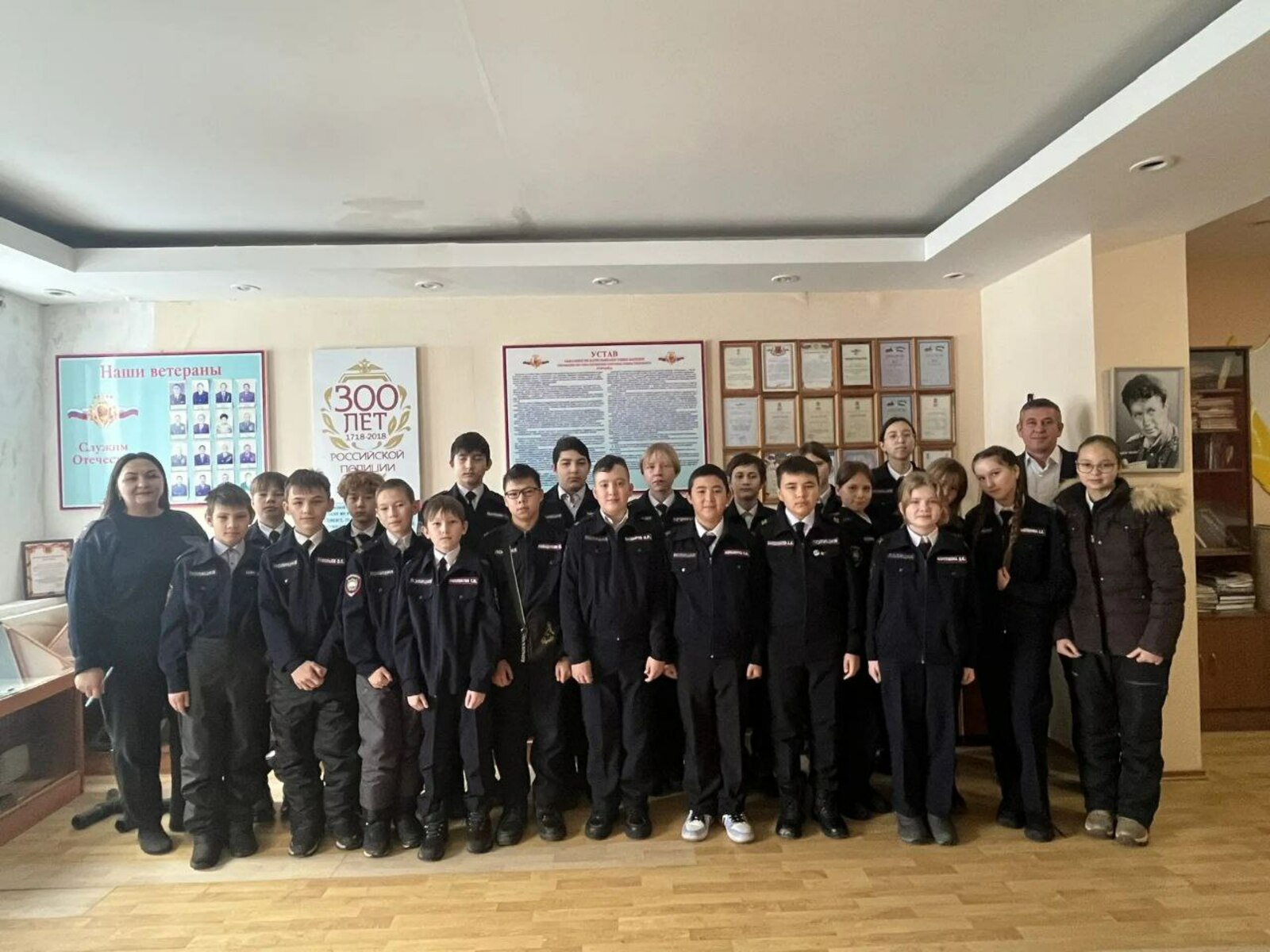 В рамках акции "Студенческий десант" школьники побывали в отделе МВД