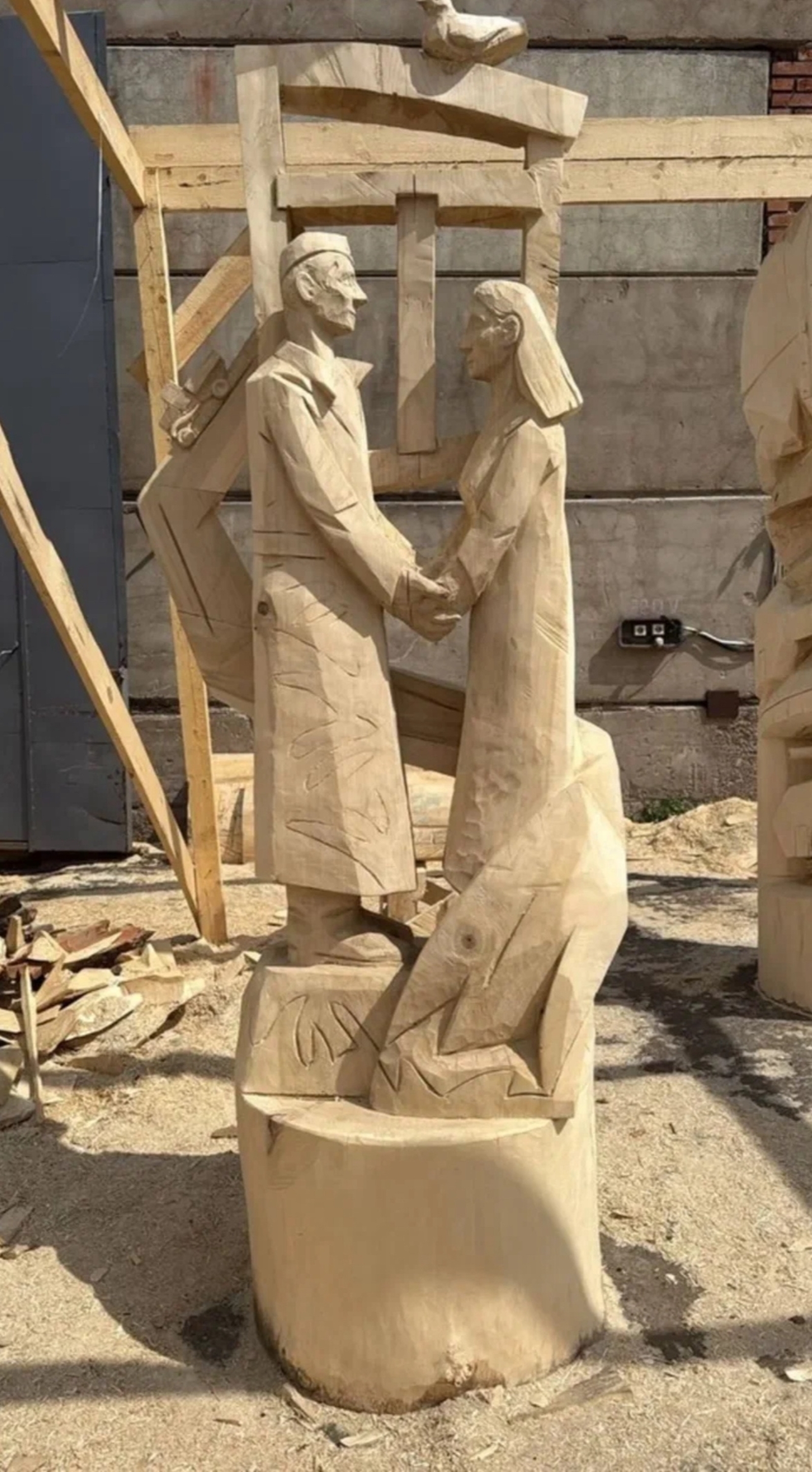 Жители  Казаяк-Хуснуллино  хотят поставить скульптуру из дерева в память о ВОВ