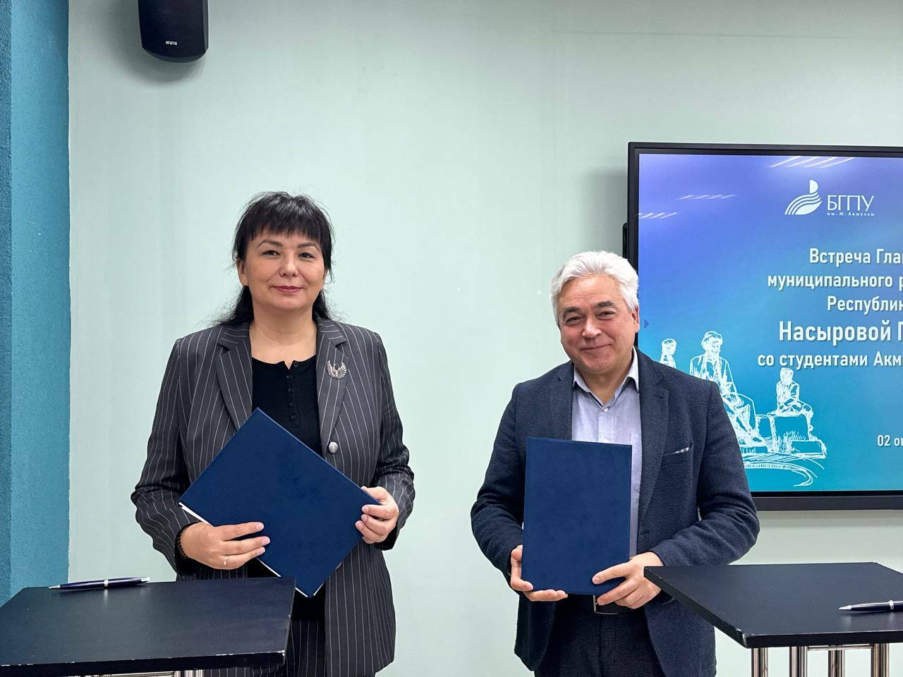 В Уфе прошла встреча главы района со студентами БГПУ
