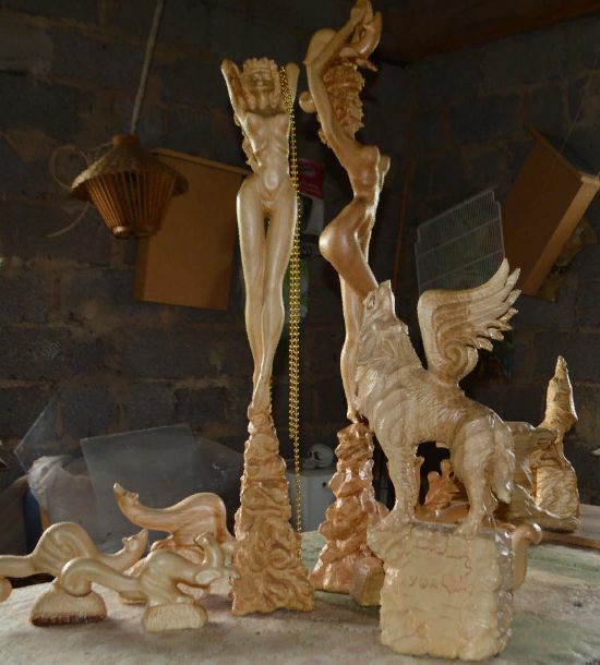 Житель Иглинского района создает из дерева настоящие произведения искусства