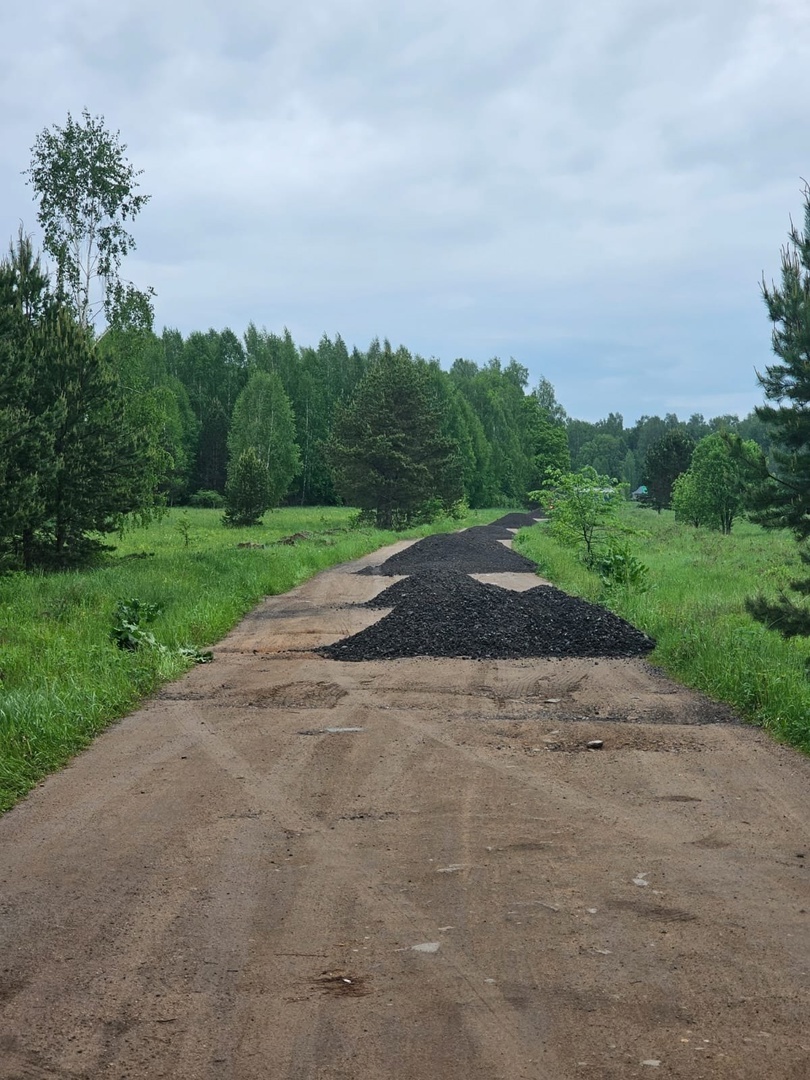 Инициативные жители Ауструмского сельсовета благоустроили дорогу