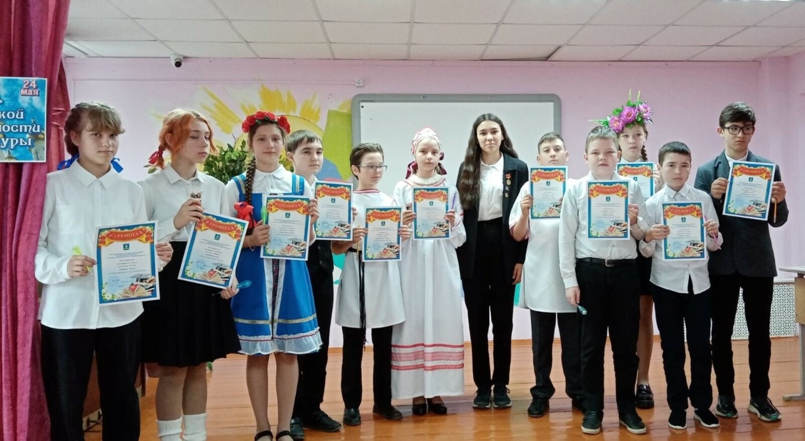 Иглинские школьники рассказали о славянской письменности