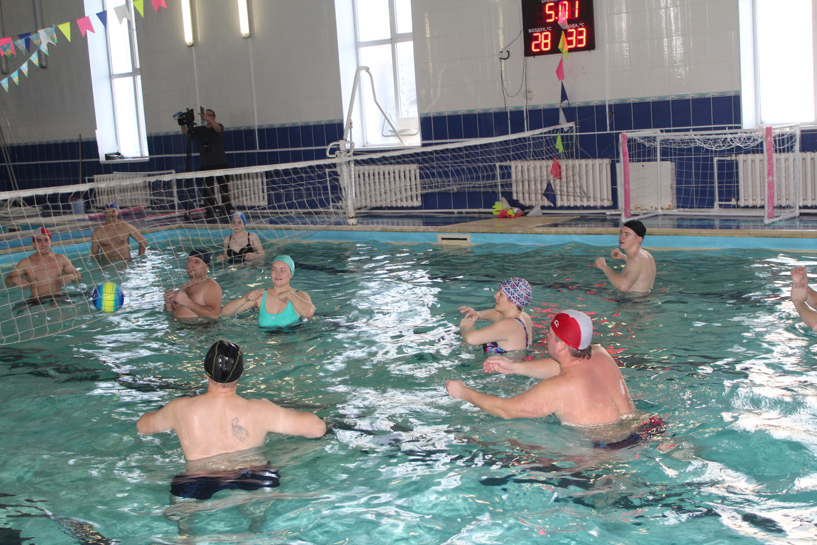 В Иглинском районе состоялся турнир по аква-волейболу