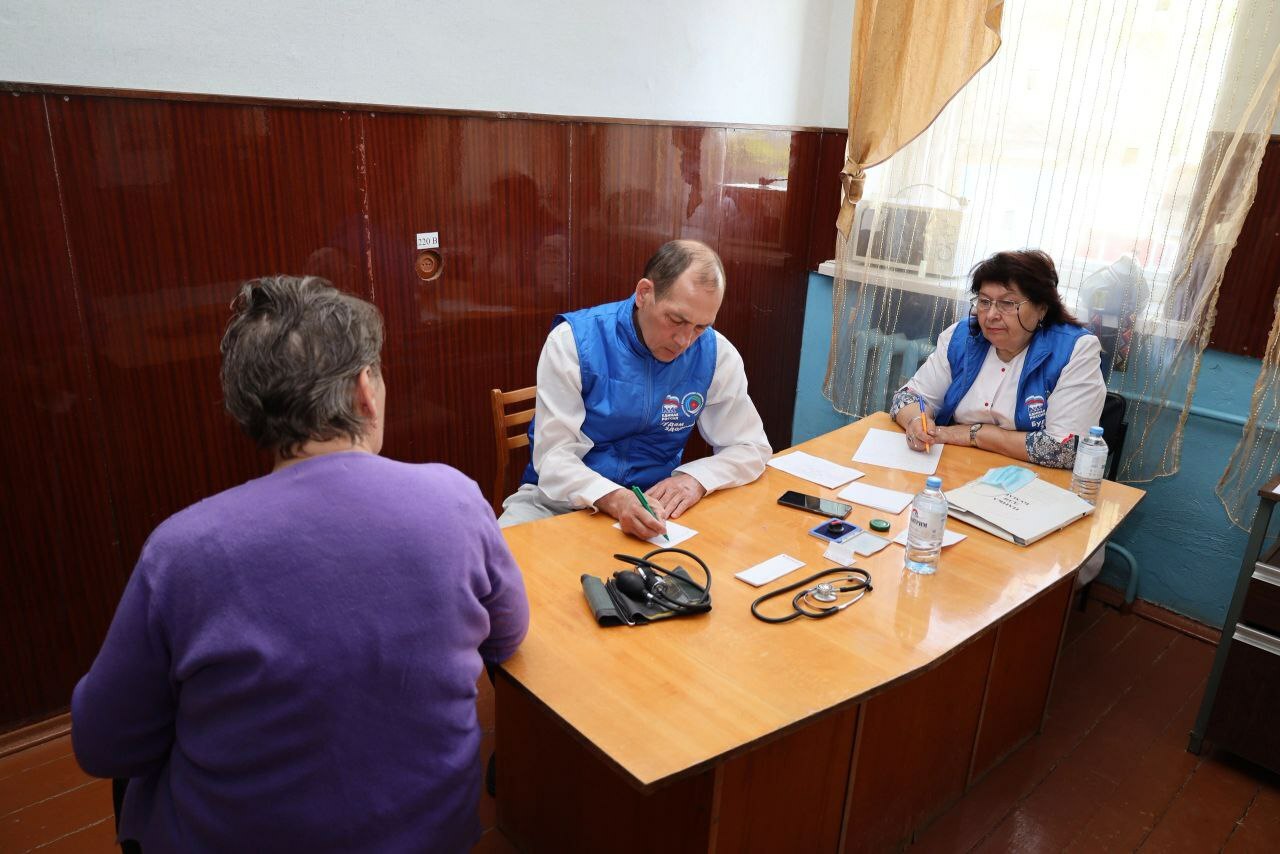 Жители Кальтовского сельского поселения прошли обследование в "Поезде здоровья"