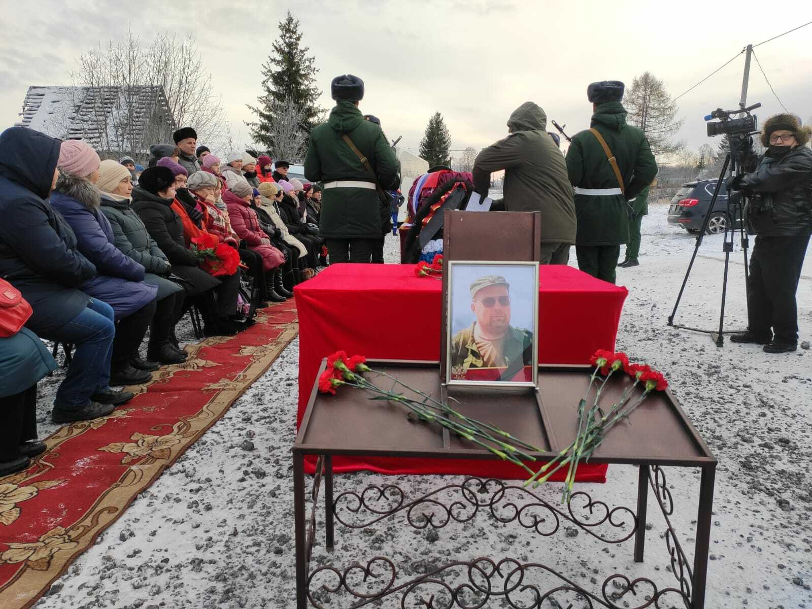 В Иглинском районе Башкирии простились с погибшим бойцом батальона им. М. Шаймуратова
