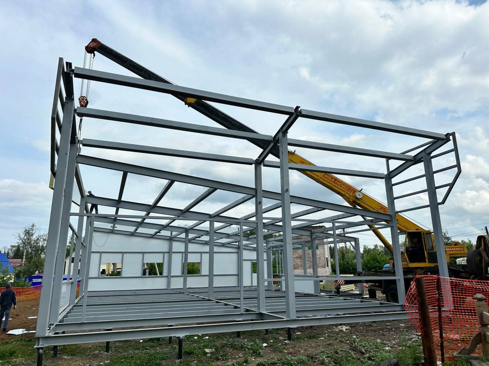 В Иглино продолжается строительство центра занятости