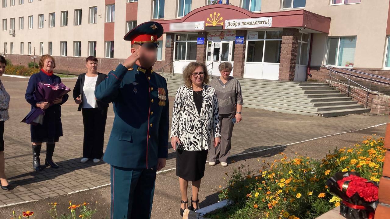 Участник СВО посетил родную школу в селе Иглино