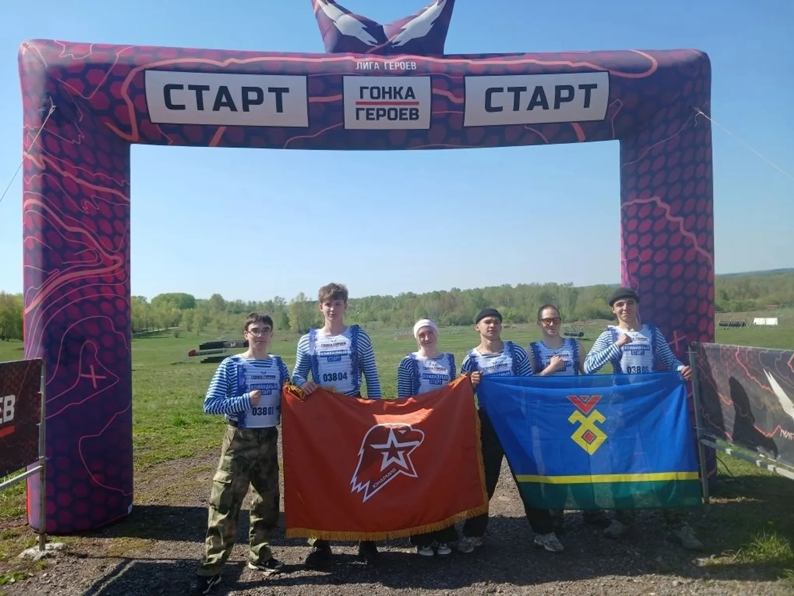 В Башкирии иглинские юнармейцы взяли серебро на «Гонке Героев»