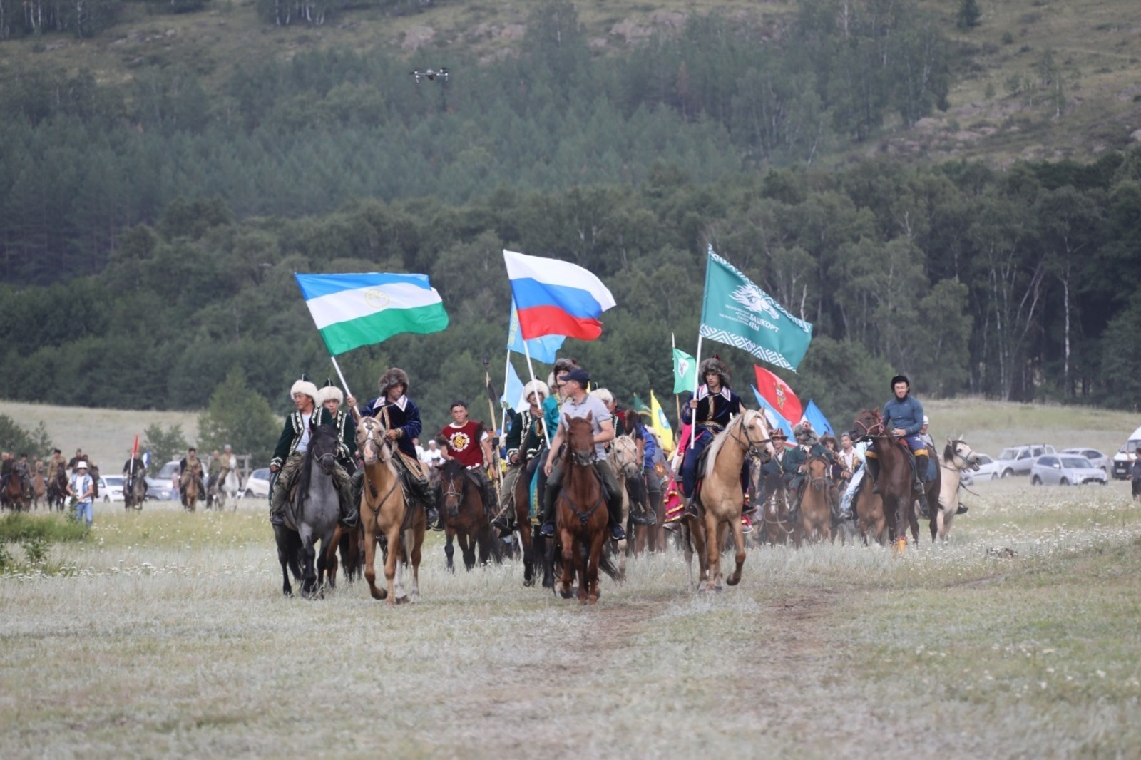В Башкирии прошел международный парад конников