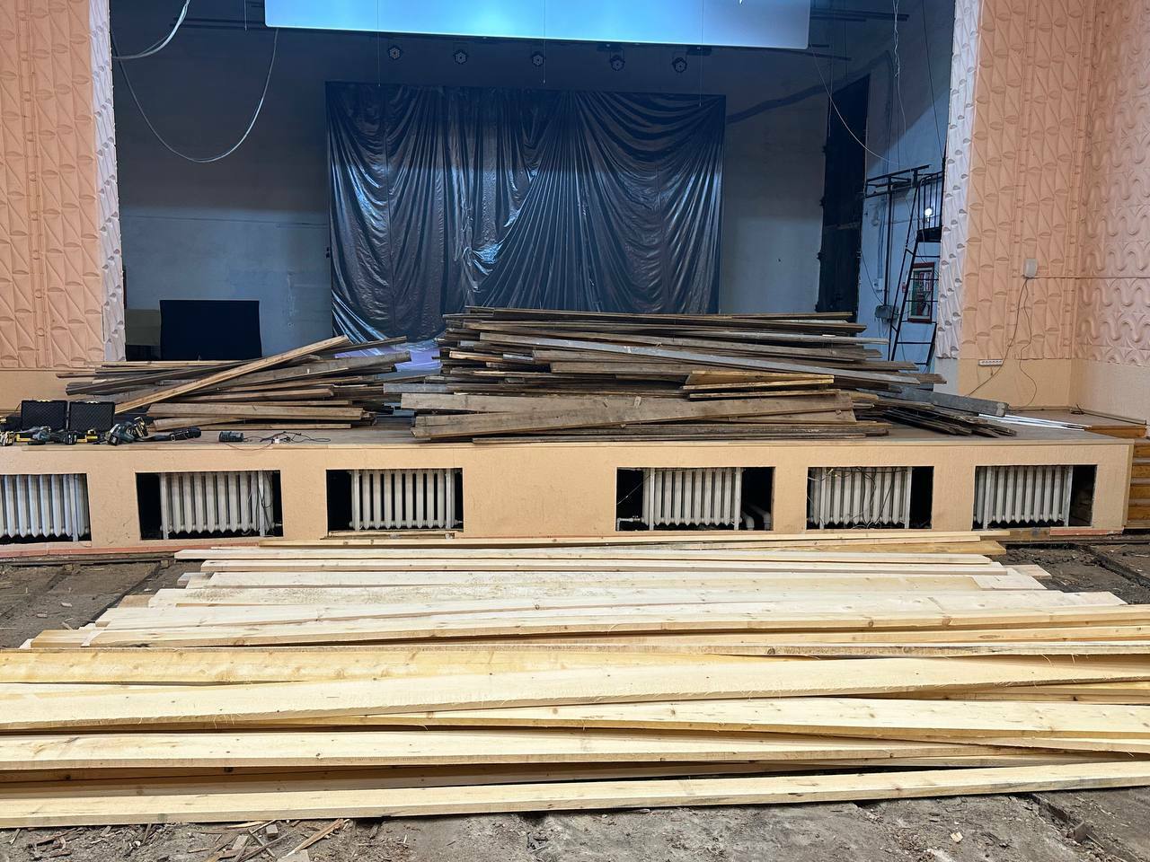 В  центре Иглинского района ремонтируют Дом культуры