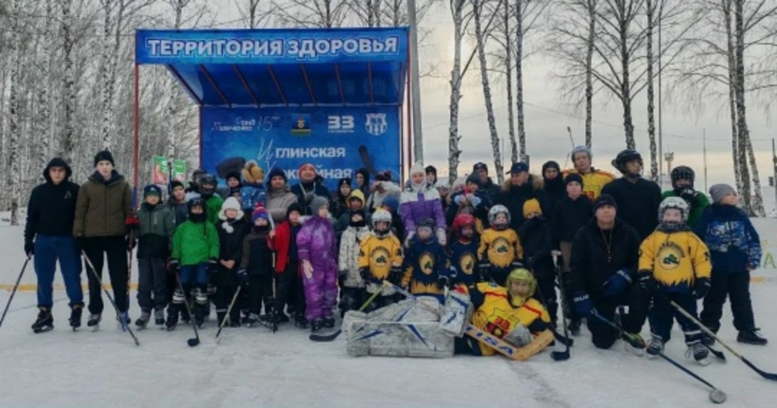 Буря на льду! Первая тренировка юных хоккеистов собрала аншлаг!