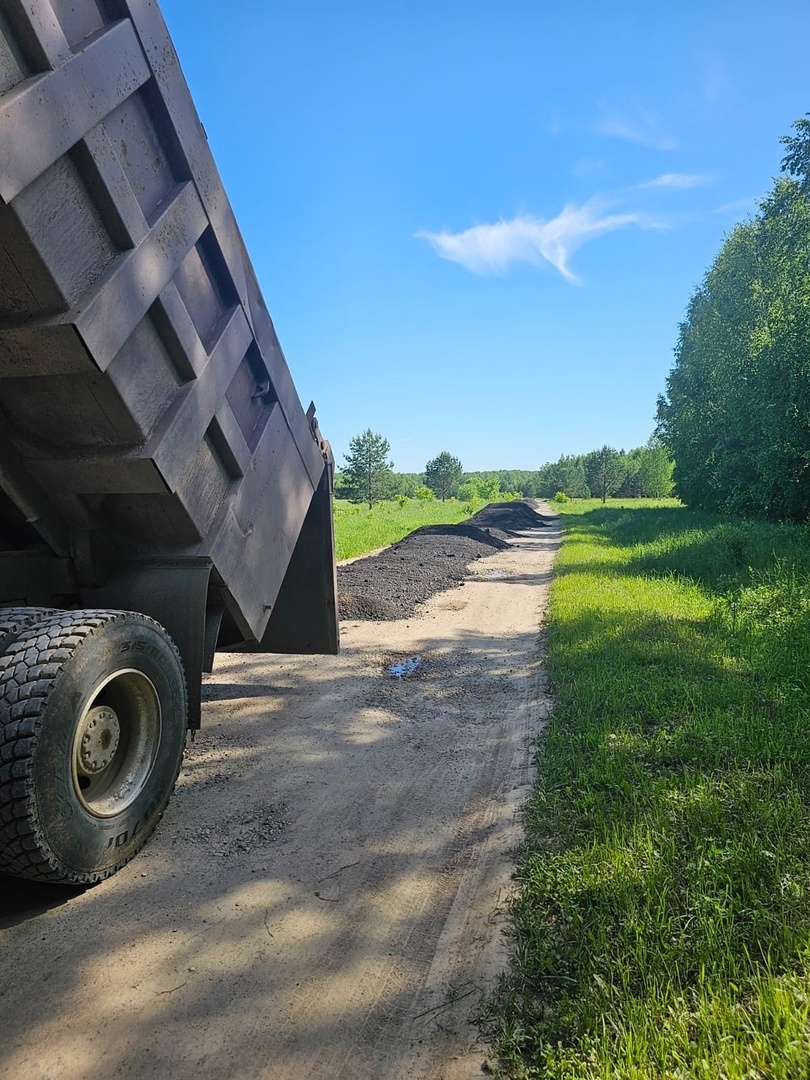 Инициативные жители Ауструмского сельсовета благоустроили дорогу