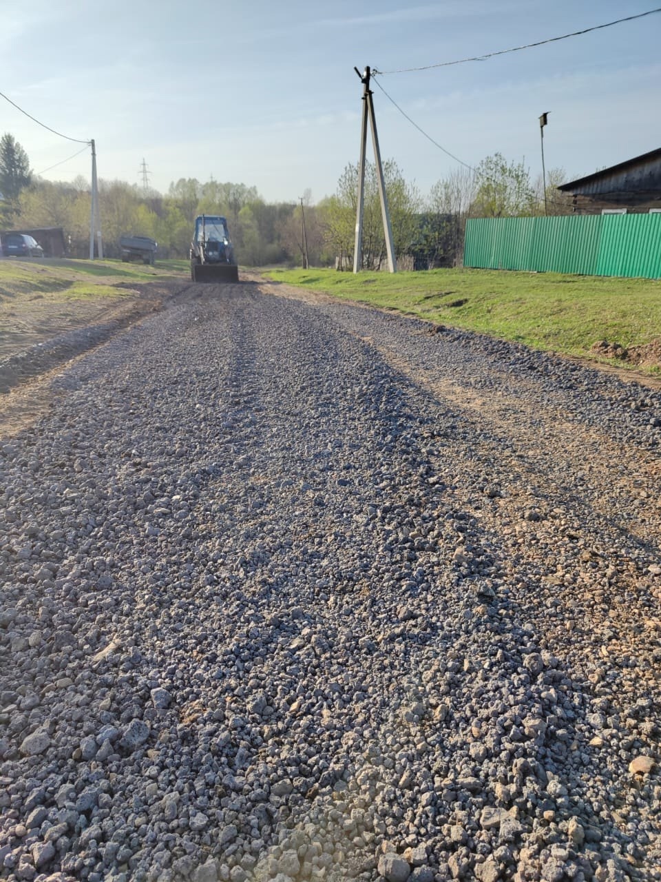 В деревне Красный Яр   благоустроили дорогу