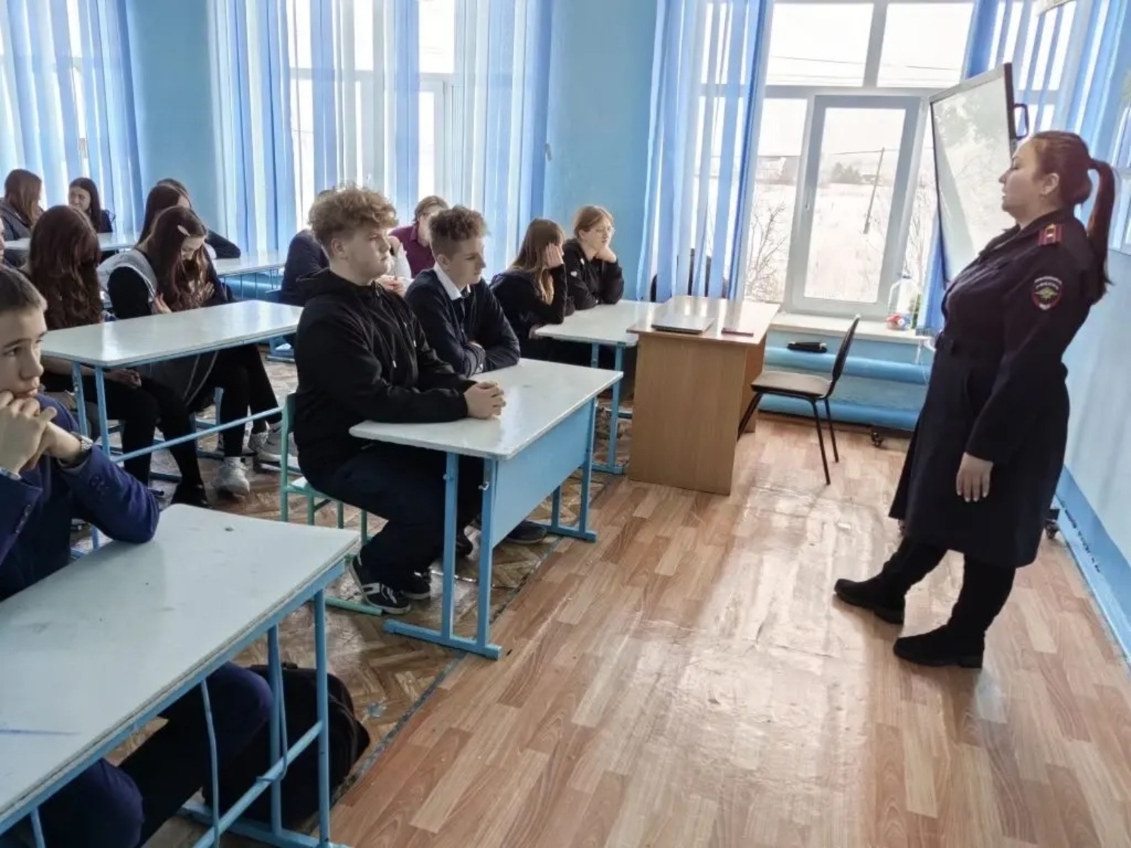 Сотрудники полиции провели для алаторских школьников урок кибербезопасности