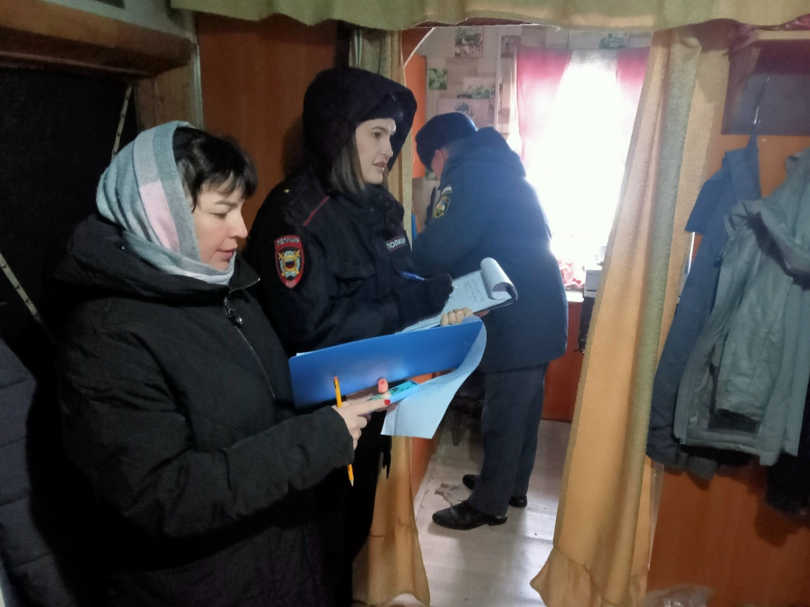 Профилактический рейд прошел в Красновосходском сельсовете