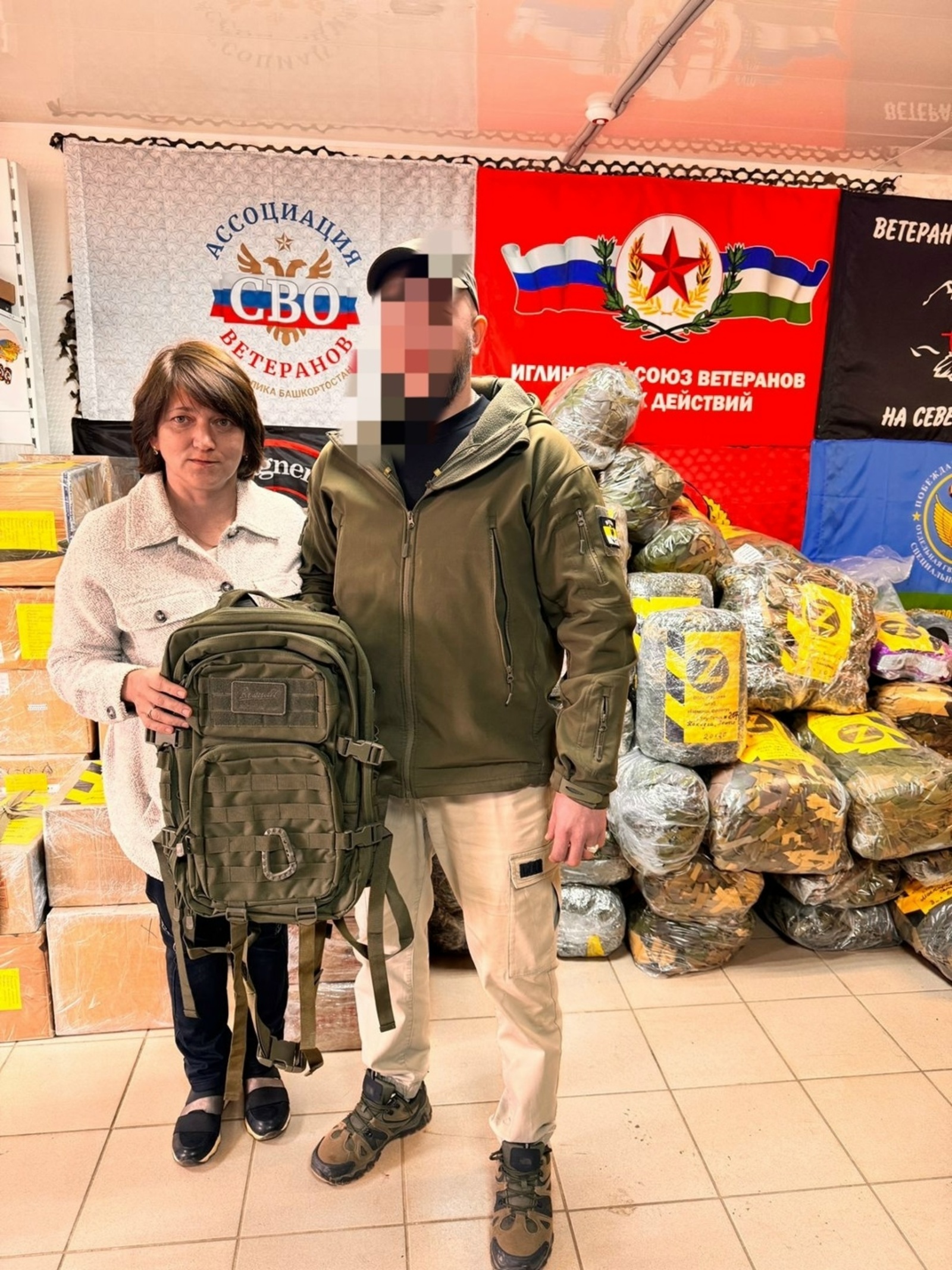 Предприниматель из Иглино поддержала бойца, отправляющегося на СВО