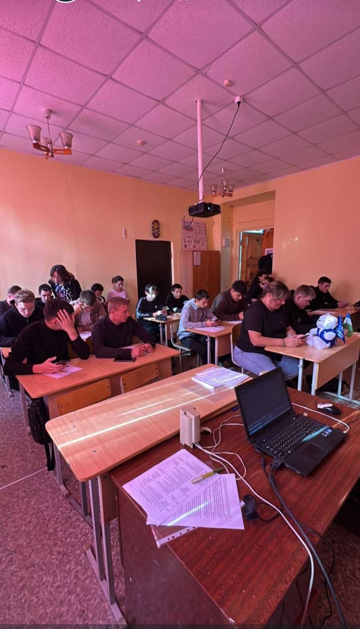 В Башкирии иглинские студенты пишут агродиктант