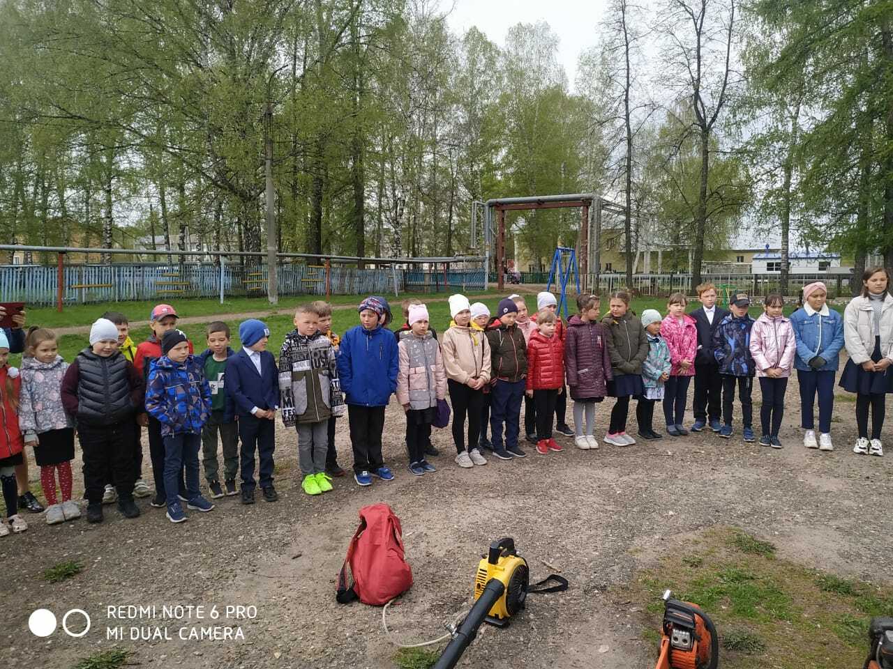 В селе Кудеевский состоялся открытый урок по пожарной безопасности