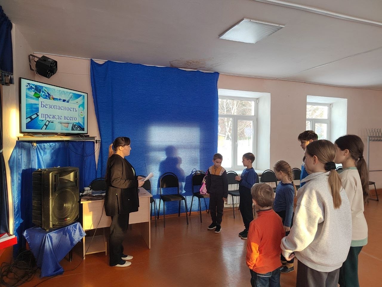 Работники культуры провели информационный час по БДД