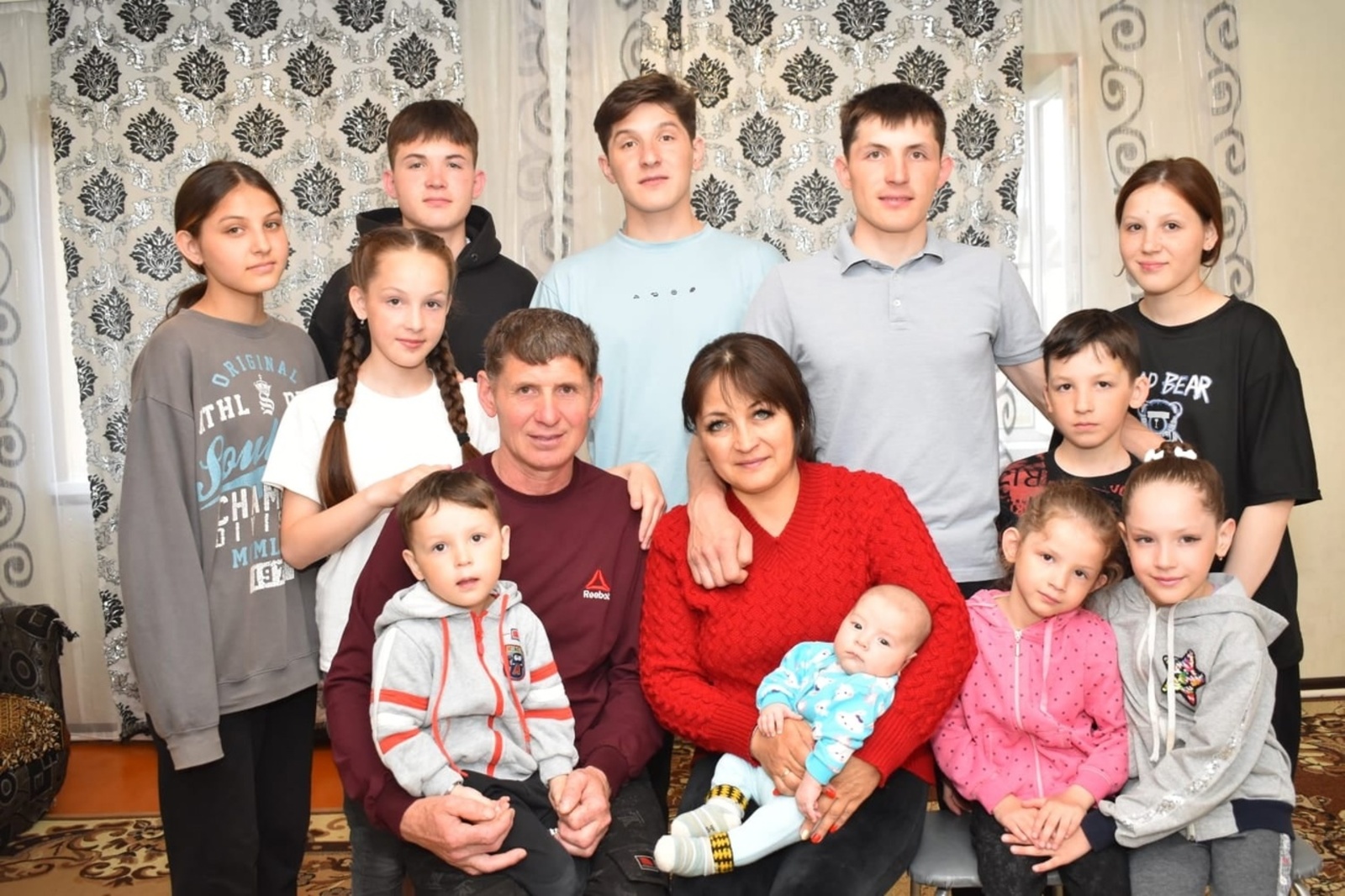 Радий Хабиров рассказал об одной из самых многодетных семей Башкирии