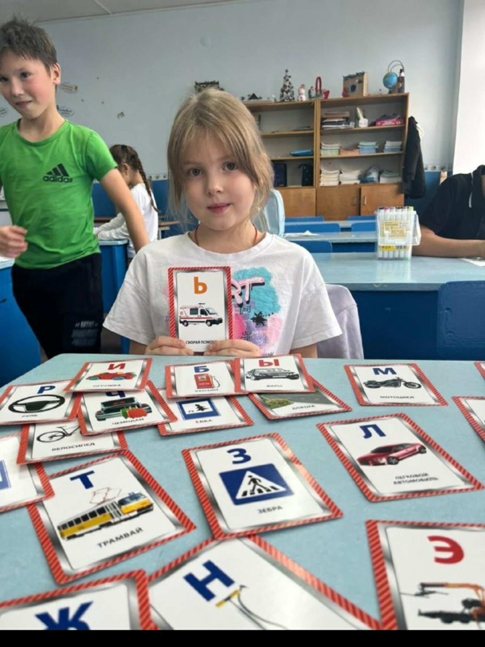 В каникулы школьники из Чуваш-Кубово  повторили правила дорожного движения