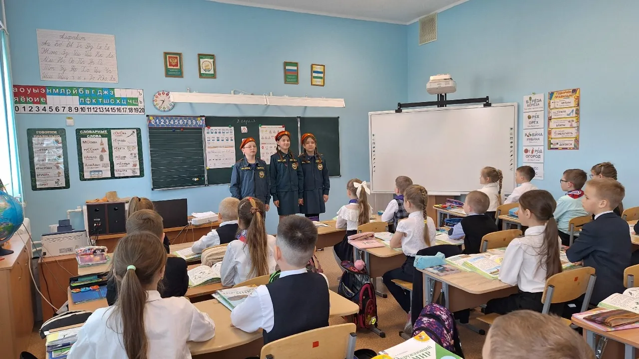 В Башкирии в школе № 5 села Иглино прошло мероприятие по БДД