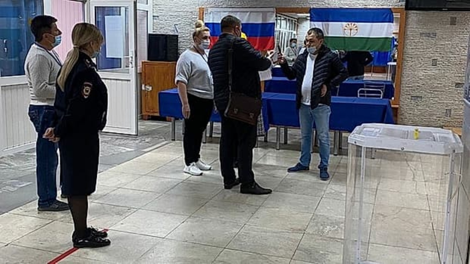 Как полиция следит за порядком на избирательных участках в Башкортостане