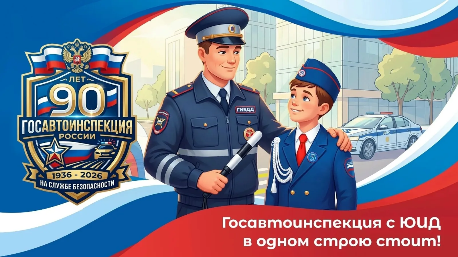 К 90-летию со дня образования ГАИ МВД России проводит конкурсы