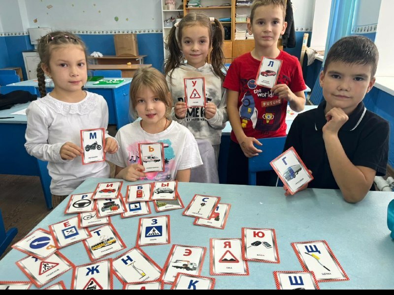 В каникулы школьники из Чуваш-Кубово  повторили правила дорожного движения