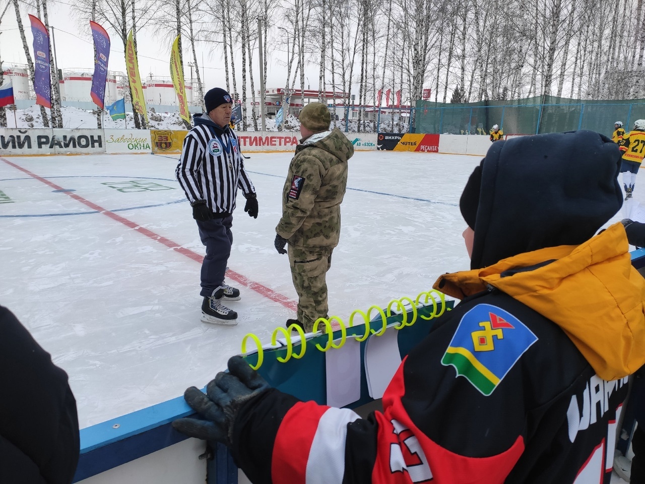 В Иглино стартовал седьмой мемориальный турнир по хоккею на Кубок ветеранов боевых действий