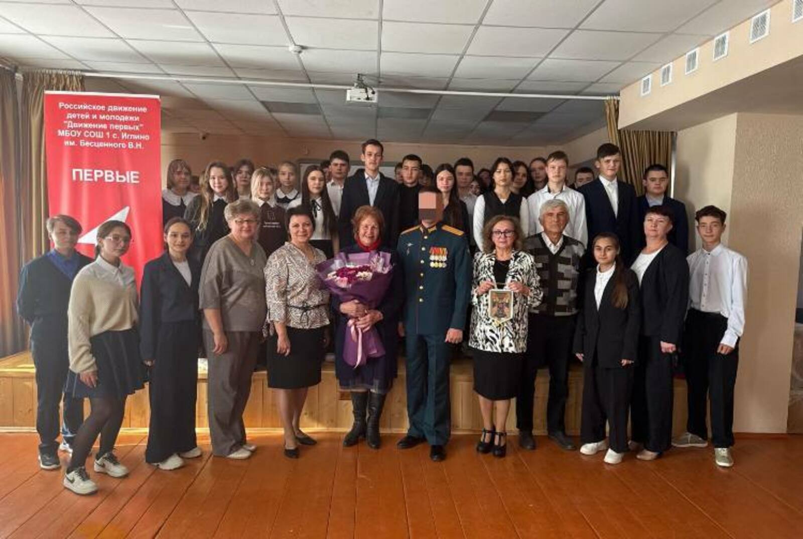 Участник СВО посетил родную школу в селе Иглино