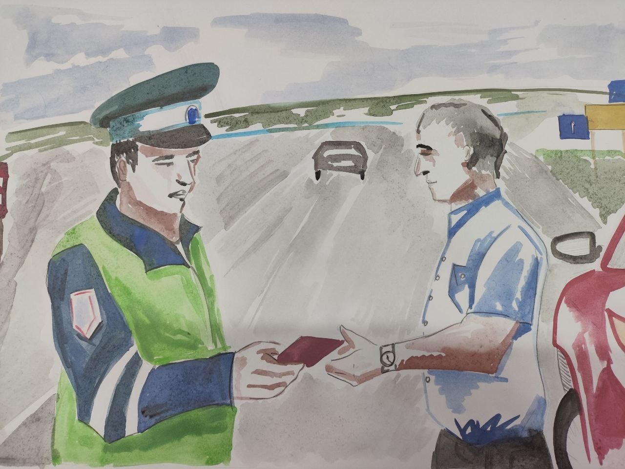 В Иглинском районе прошел конкурс «Веселый светофор»