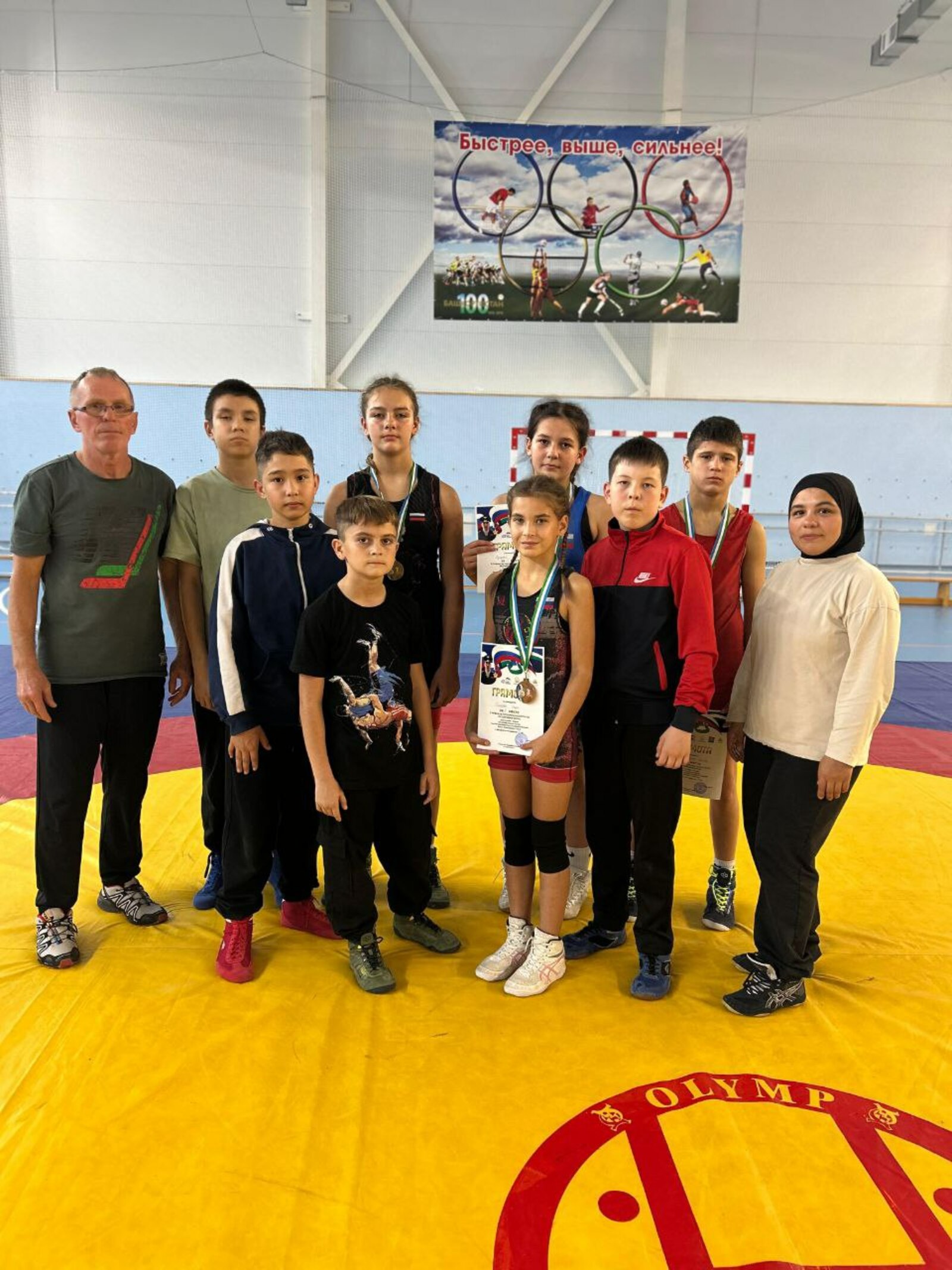 Борцы из Иглинского района на пьедестале первенства РБ