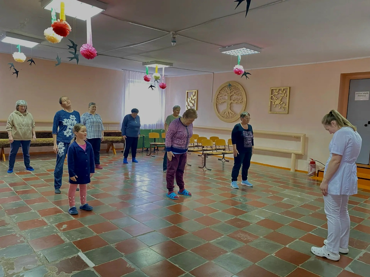 В День здоровья в  ФАПах провели зарядку и викторину для сельчан