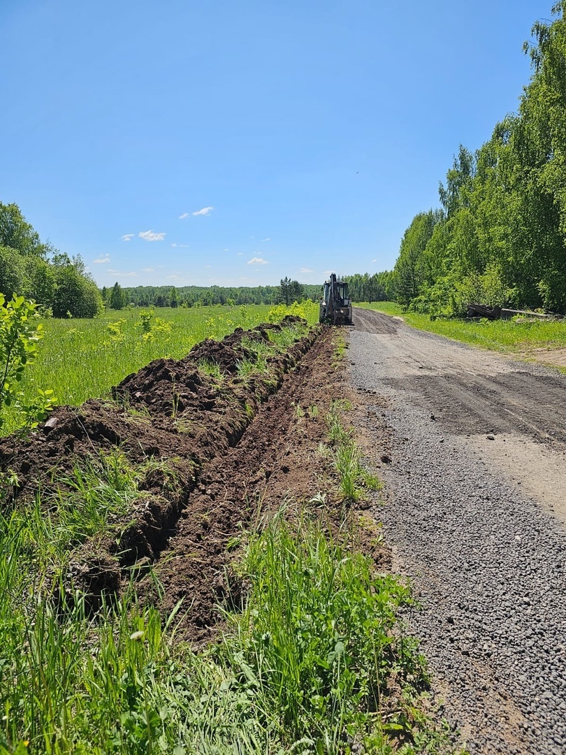 Инициативные жители Ауструмского сельсовета благоустроили дорогу