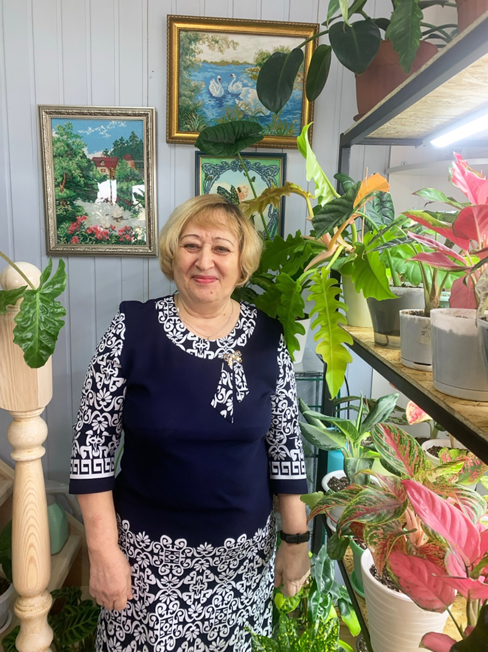 Цветы как дети – уход любят, говорит Рима Салихова, цветовод-любитель из села Иглино