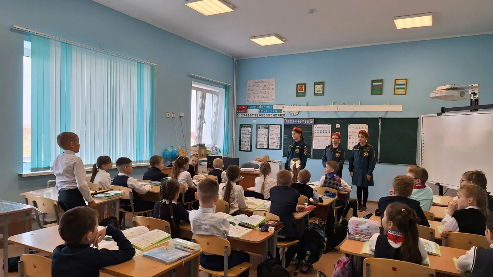 В Башкирии в школе № 5 села Иглино прошло мероприятие по БДД